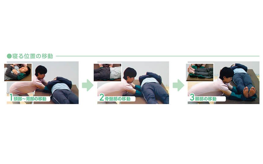 寝る位置の移動