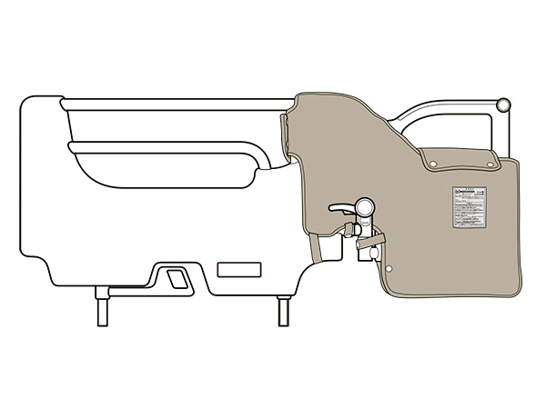 ベッド用手すりオプション