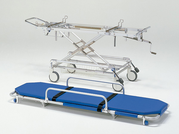 【H】 パラマウントベッド 医療用ストレッチャー K721 現状品　動作品 H】 パラマウントベッド 医療用ストレッチャー K721 現状品 動作品